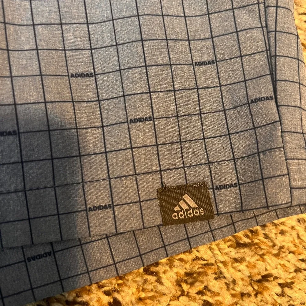 Adidas Golf Shorts Plaid Athletic‎ Training Lightweight 38